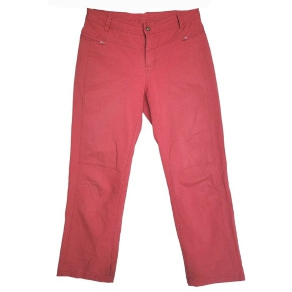 Athleta | Vintage | Women's Pink Velvet Ribbed Pants - Size 8